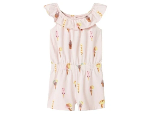 Lyserød buksedragt fra Name It med print af is 13243245 ballerina